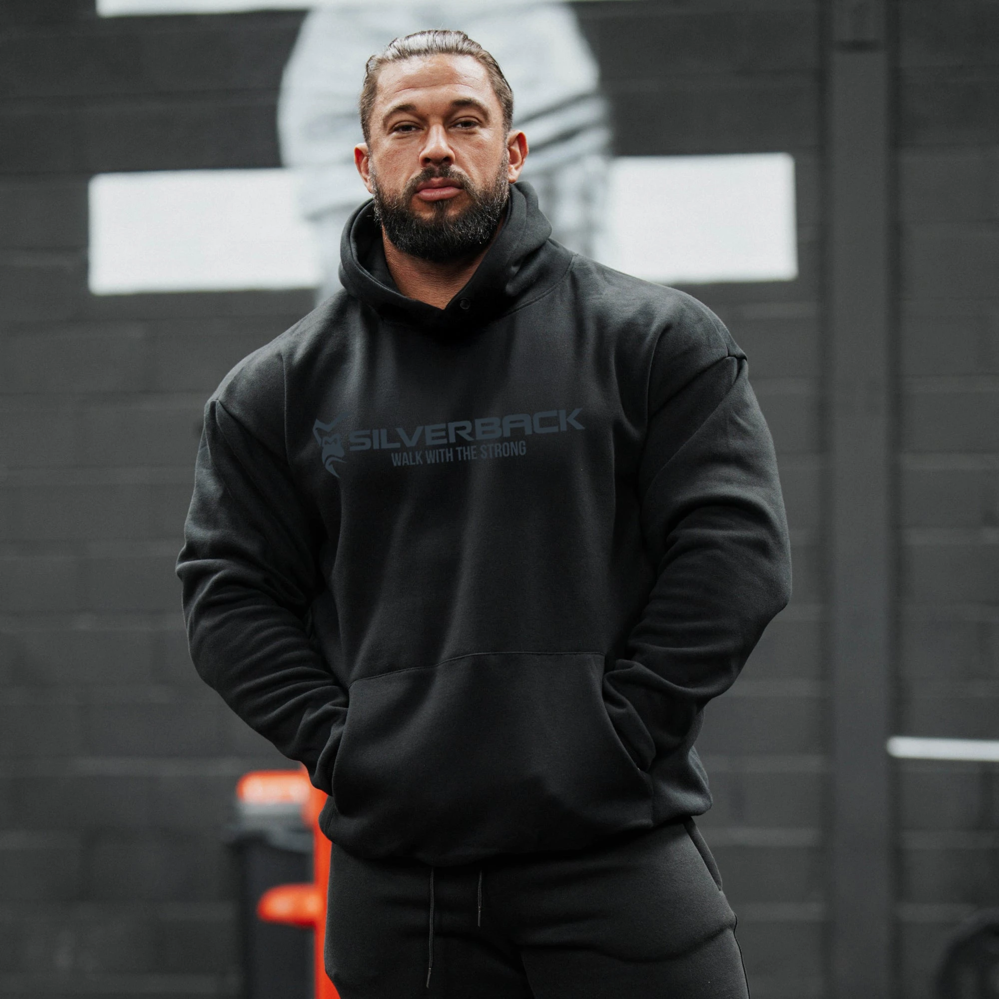 Ventis Heavy Weight Oversized Hoodie _ Silverback Gymwear Graphic Printing High-end Luxury Unisex Style