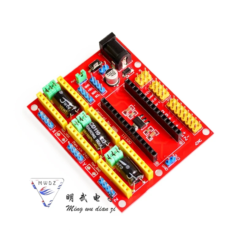 3D Printer CNC Shield V4 Engraving Machine Kit Expansion Board A4988 Driver Board