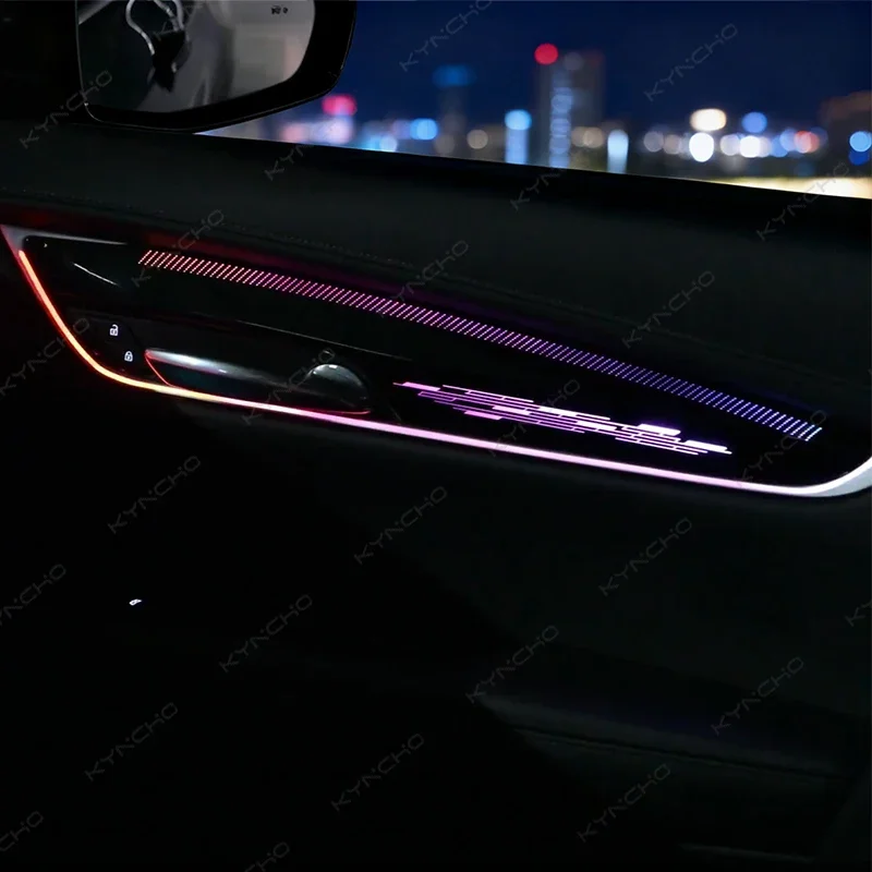 For Cadillac XT6 Car Ambient Light LED Symphony Active Ambient Multi Functional LED Colorful Light Auto Interior Lighting