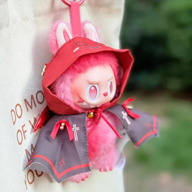 Cute Doll Clothes Outfit Accessories For Labubu V2 V1 Party Dress Set Little Devil Outfits Gifts dicky collar tetragramaton