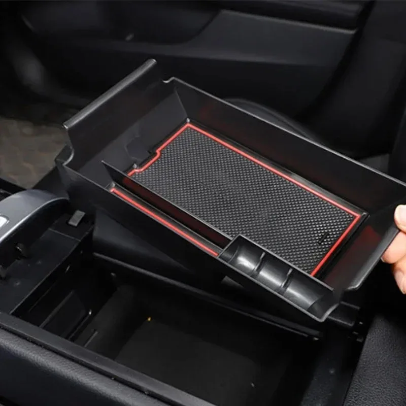 For Mercedes Benz C Class W206 2022-2025 ABS Car Central Control Armrest Box Storage Box Storage Tray Interior Car Accessories