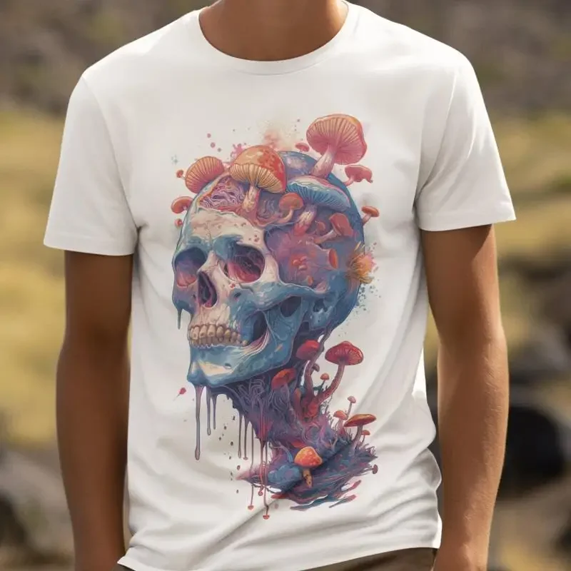 17 Skeleton T shirt Zombie Zombies Infected Mushrooms Fungi Fungus