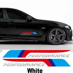 2Pcs MPerformance Car Door Sticker For BMW F10 F30 E28 E30 E36 E46 316 318 320 330 335 520 530 550 E60 E90