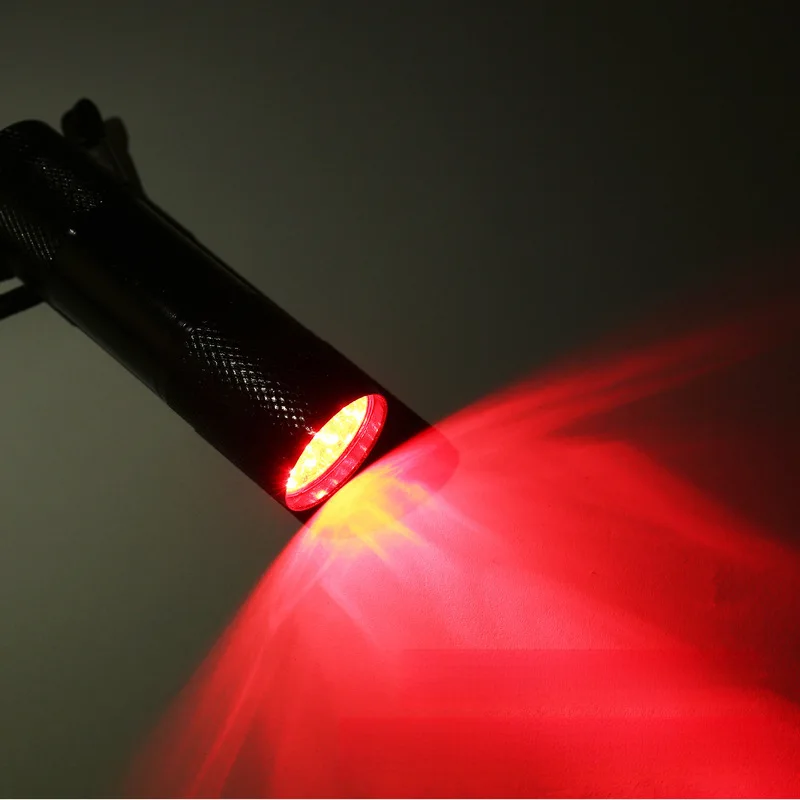 Topcom Draagbare Mini Rode Led Zaklamp Pocket 3W Led Rood Licht Voor Lezen Astronomie Ster Kaarten En Behoud Night vision