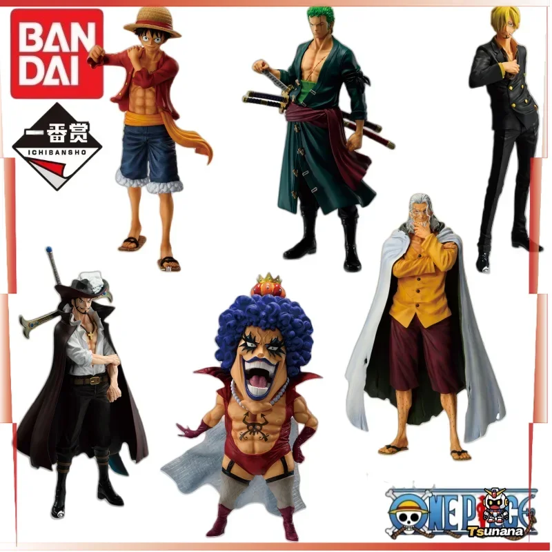 

В наличии 100% оригинал Bandai Ichiban Kuji One Piece Monkey D Luffy Roronoa Zoro Sanji Dracule Mihawk Emporio Ivankov Silvers