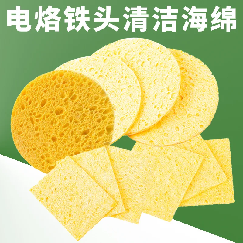 

Thick Soldering Iron Head High-temperature Resistant Sponge Cleaning Cotton Solder Tip Welding Cleaning Sponge Remove Tin