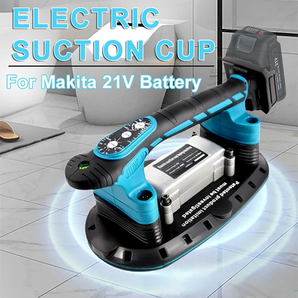 

High-Power Wireless Electric Vacuum Suction Cup for Makita 21V Battery (No battery) Glass Lifter Tile Sucker 400KG Capacity