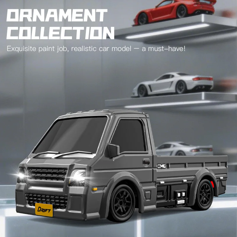 Kawaii 1/64 New 4wd Drift Mini Truck Desktop Series Pocket Truck Drift Truck Desktop Ornament Toy Gift