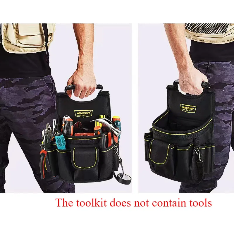 Electrician Special Tool Bag Work Site Pocket Multi-functional Portable Hardware Storage Pocket