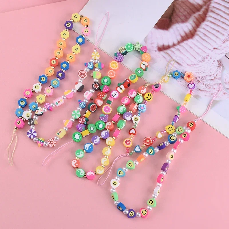 30pcs Disney Stitch Beads 10mm Cute Cartoon Anime Clay Polymer Beads for Jewelry Making Angel Diy Bracelet Necklace Supplies