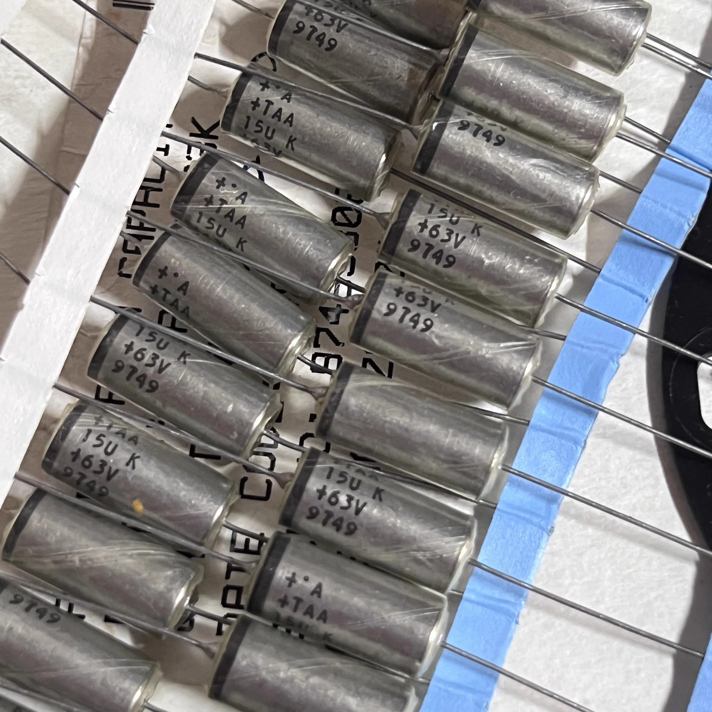 2 шт./новый американский TAAD15K63K 156K 15 мкФ 63 В аудио танталовый конденсатор танталовый электролитический конденсатор