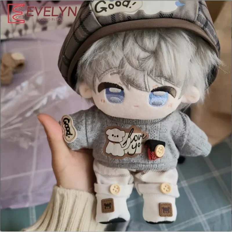 Evelyn 20CM Doll Clothes Casual Sweater Jacket Pants Shoes Hat Outfit Replaceable Clothing Gift Cartoon Game Love and Deepspace