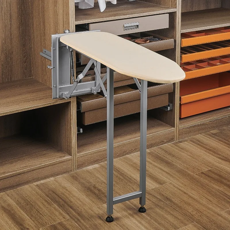 Household Multi-functional Ironing Board, Wall-mounted High Temperature Resistant Ironing Clothes Vertical Foldable Thickening