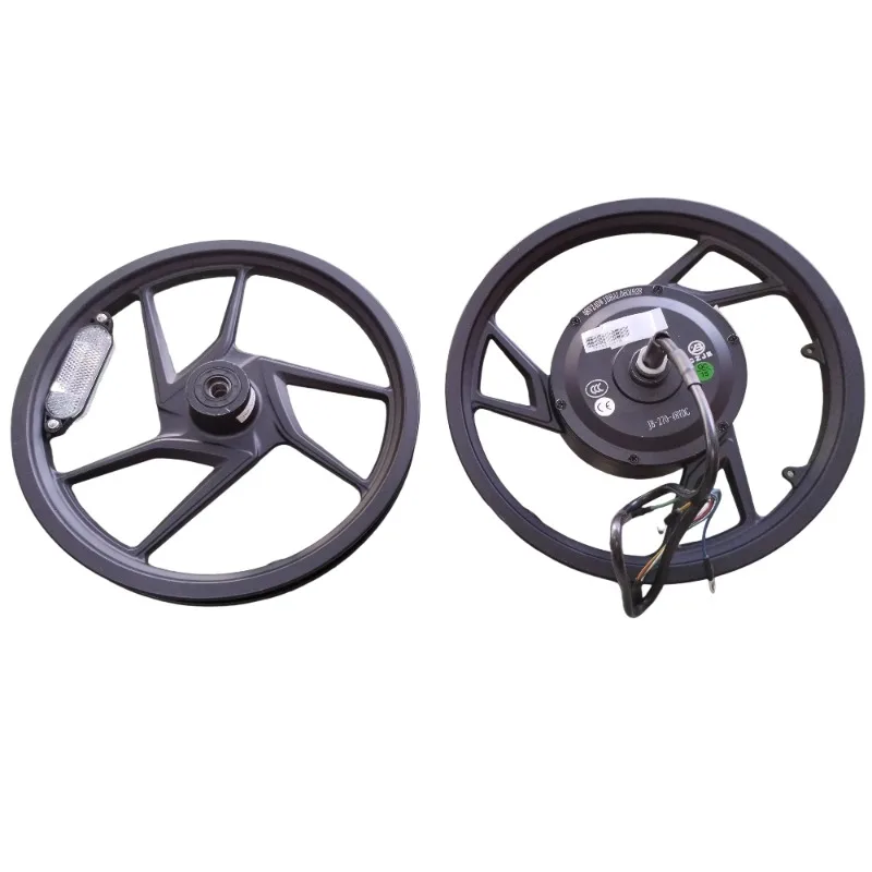 

48V240W 14inch Magnesium Alloy Hub Motor Set (Rear 13cm/Front 8cm) for 14x1.75-14x2.125 Tires Folding/Electric/Scooter Bikes