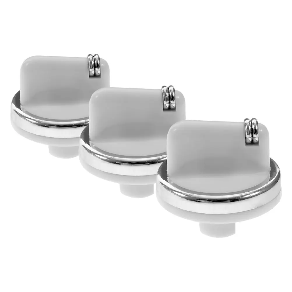 3Pcs Universal Hot Water Heater Control Knobs Flame Temperature Adjustment Stove Replacement Parts Suitable for Gas Cooktop Oven