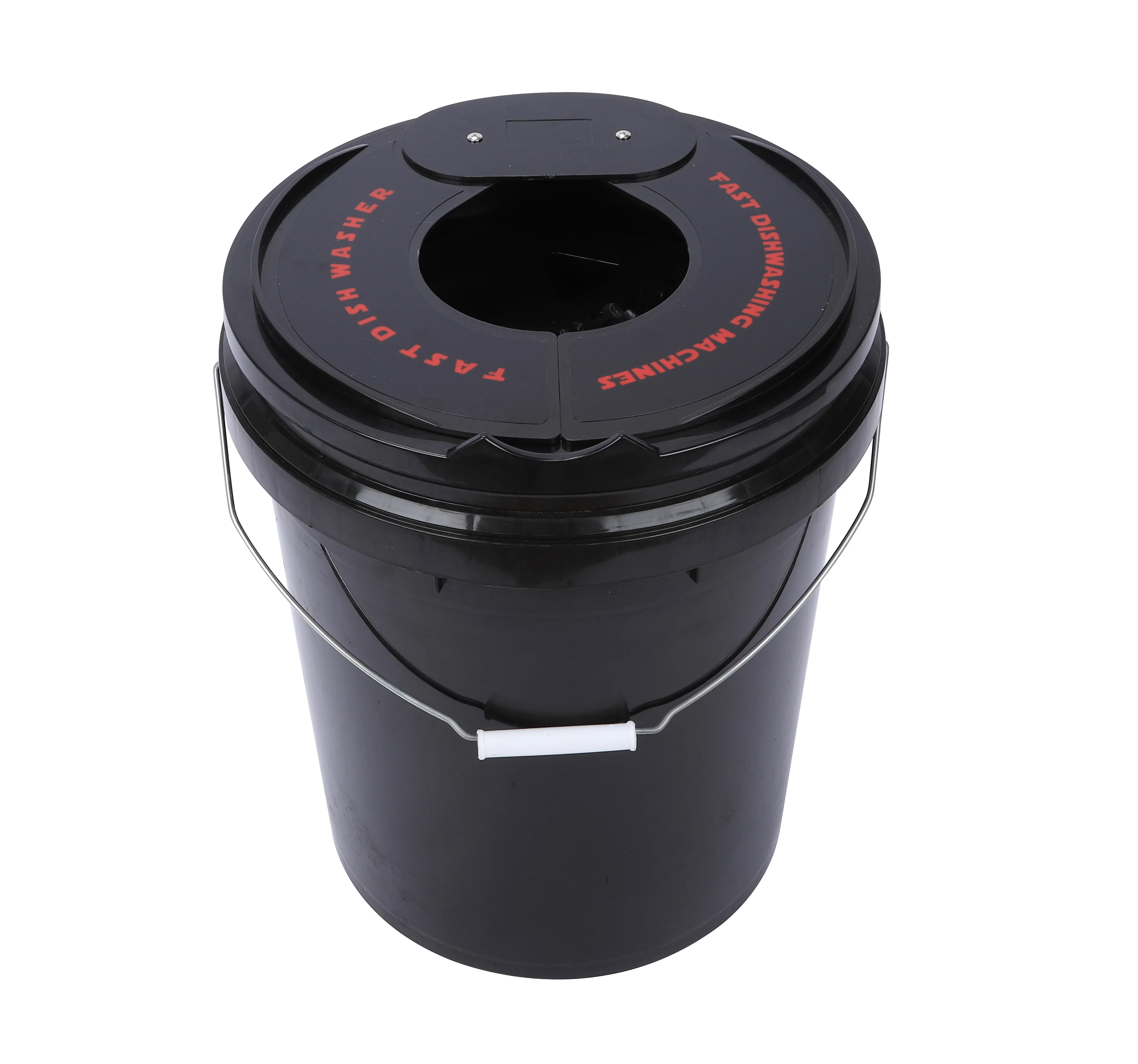 Car Polishing Pad Cleaner Bucket Rotary Cleaning System for Dual Action Buffer Pads