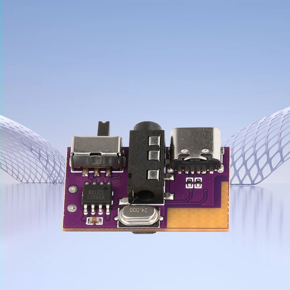 5W DC3.5V-5V Single Channel Audio Amplifier Bluetooth Decoding Board Supports TWS Pair TYPE-C