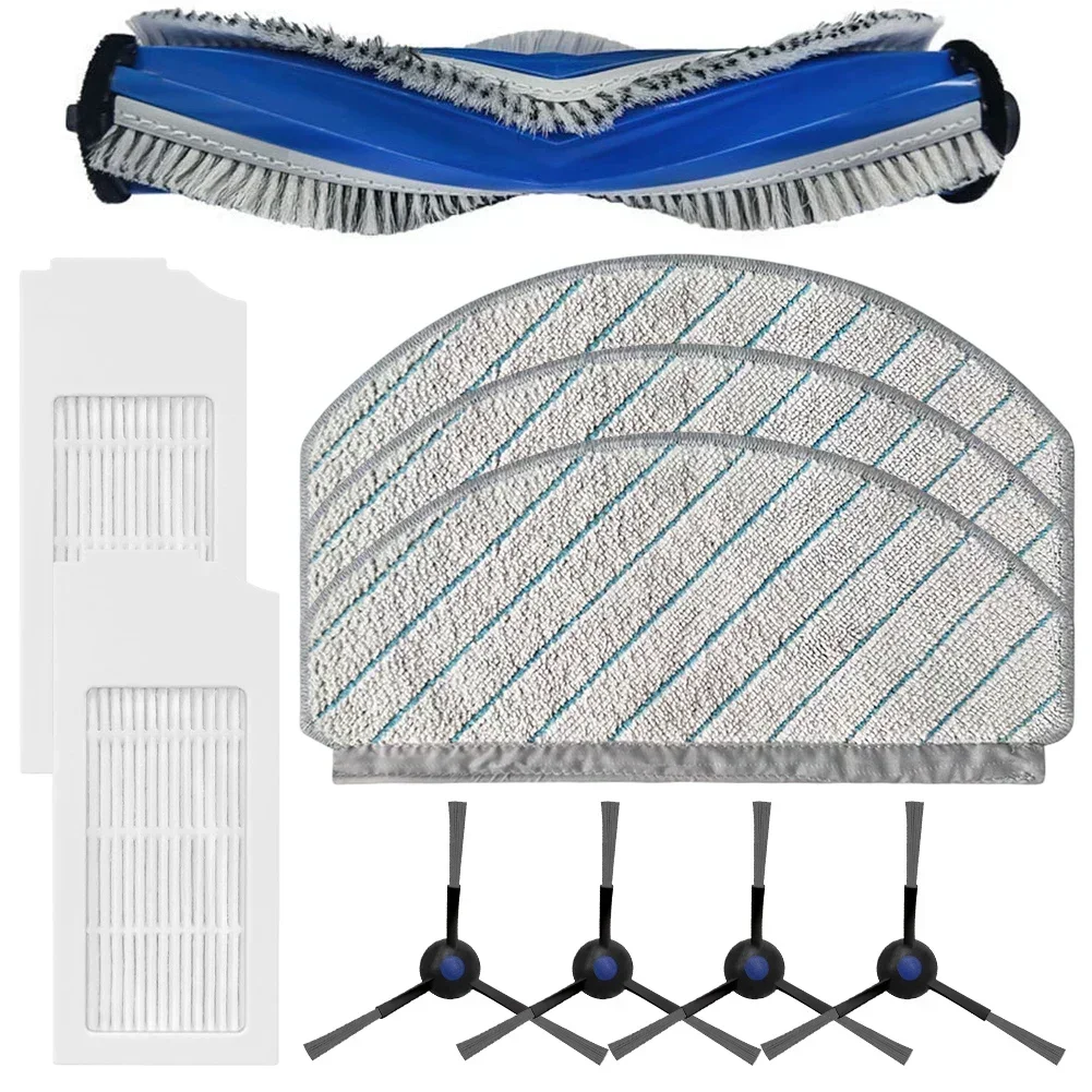 Optimize Your Cleaning Efficiency With Main Side Brush Filter Mop Cloth Kit For ECOVACS For DEEBOT N20N20 PLUS Vacuums