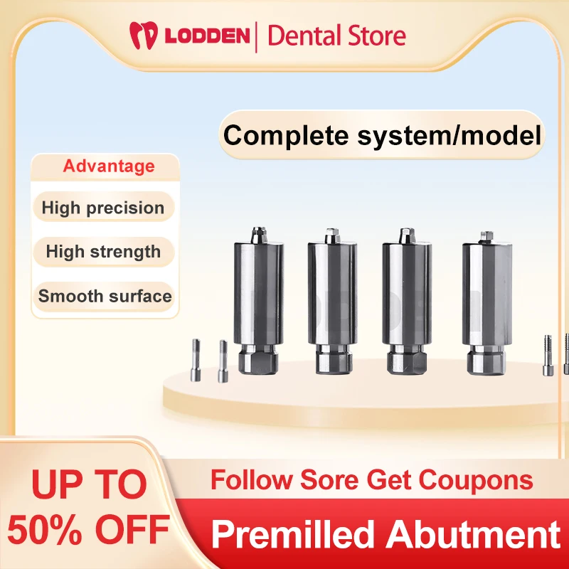 

Dental Premilled Abutment 10mm Hex Dental Lab CAD CAM Materials For Osstem Dentium Megagen NeoBiotech ITI Nobel Astra BB