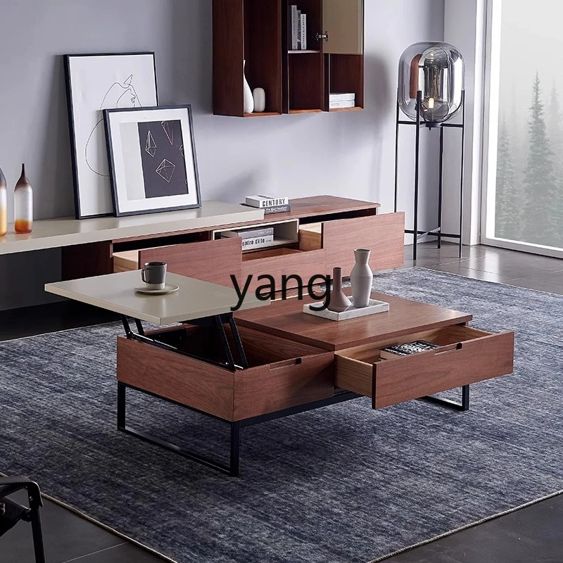 MM light luxury simple modern multi-function liftable TV cabinet combination