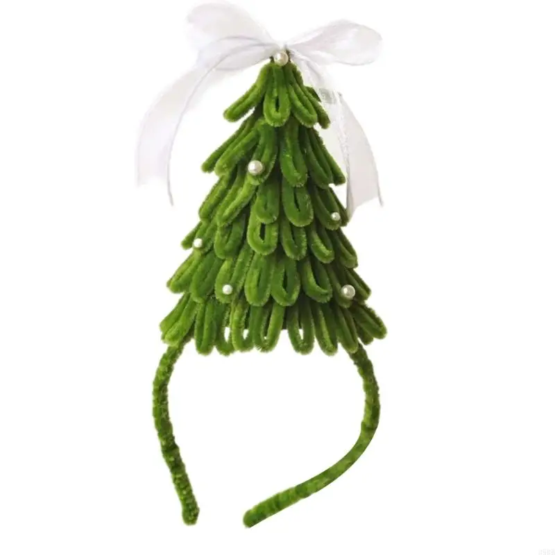 39BB Pine Tree Hairband Festival Props Family Gather Adech Admear Decoration
