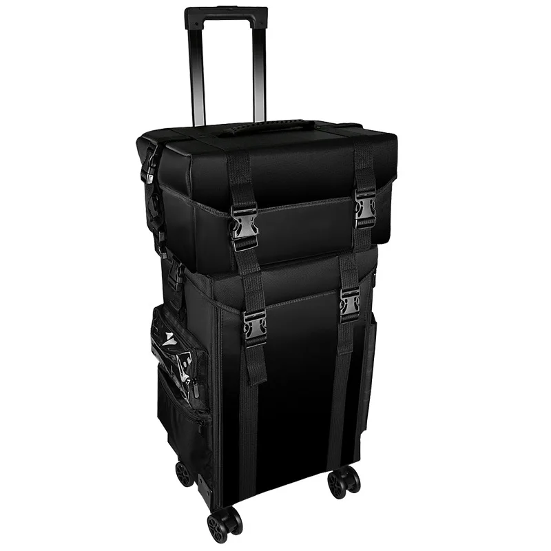 Nail art case Multi-layer multi-functional makeup artist follow-up beauty hair trolley case y