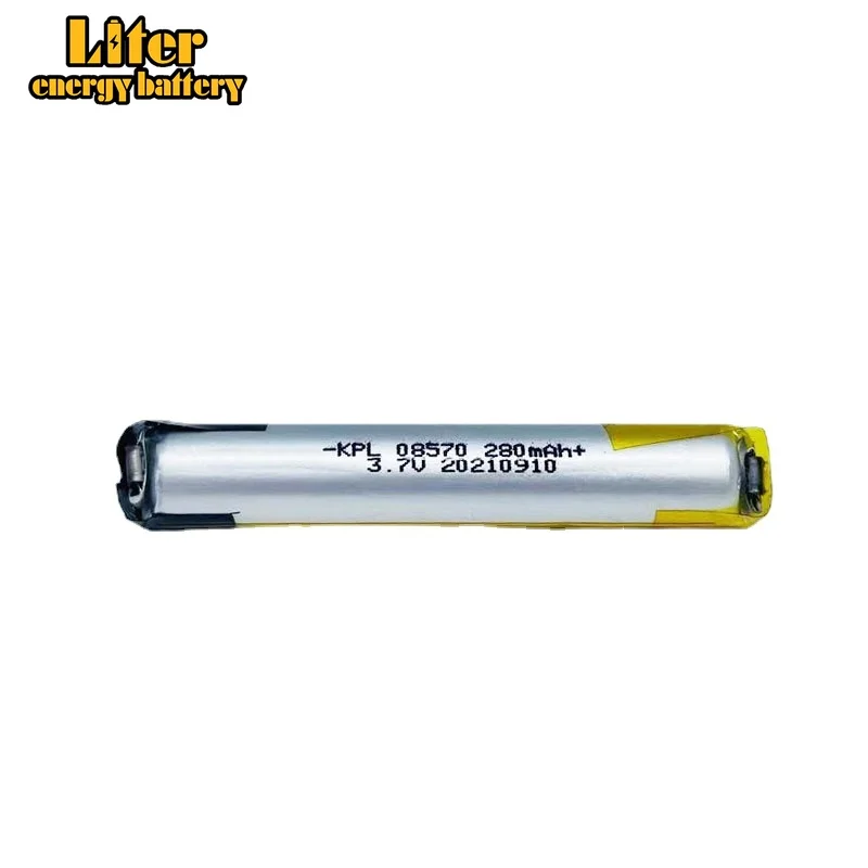 08570 Cylinder polymer Lithium Battery Simple pack Adhesive Power tools Toy battery electric pen