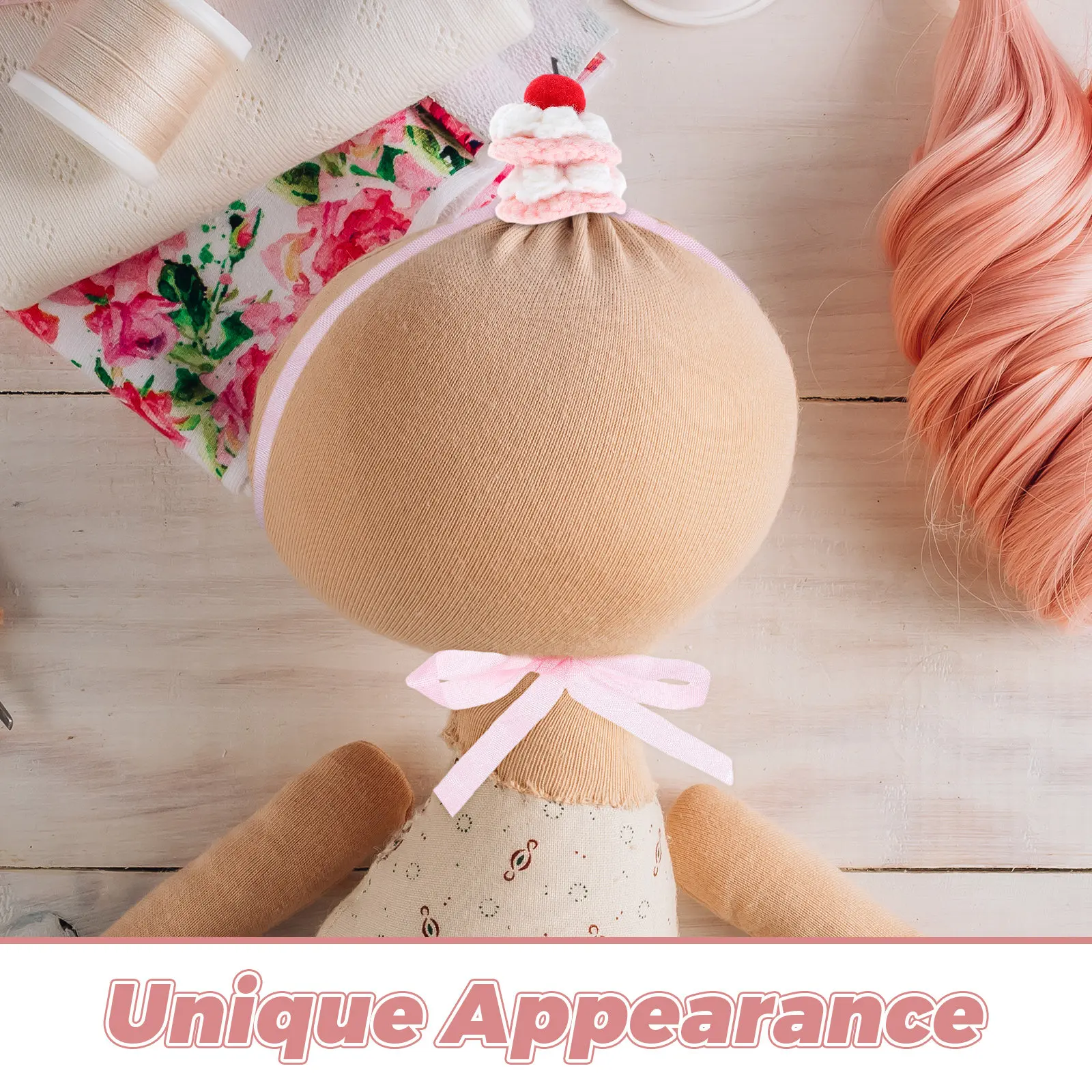 Mini Handmade Crochet Strawberry Bucket Hats for Kids 10-17 cm – Cute Knit Fairy Styling Accessories