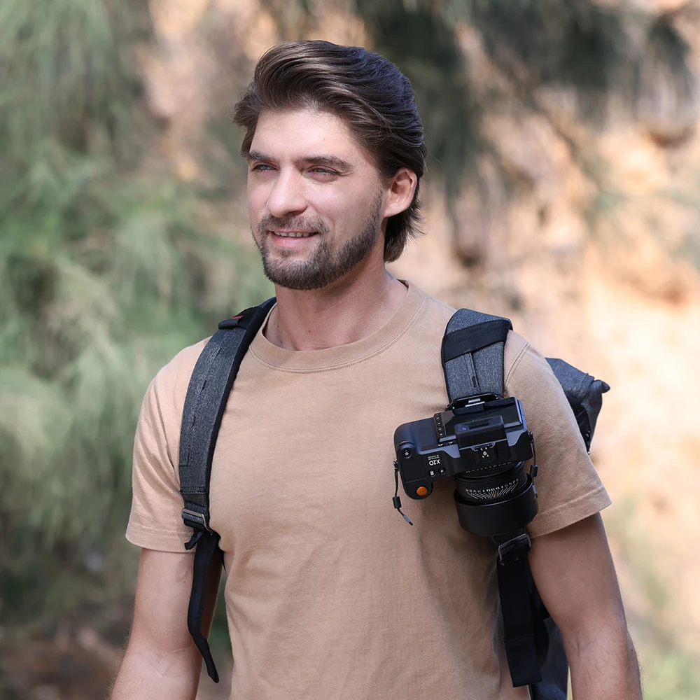 مشبك كاميرا Falcam F38 سريع التحرير V2، محول قاعدة حزام حقيبة الظهر للوصول إلى الكاميرا السريع (اللوحة الأساسية فقط)