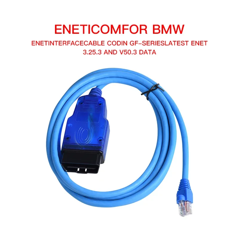 

Quality ENET cable for Car BMW FG-series Coding Diagnostic Cable ICOM OBD2 Ethernet to Data OBDII Coding Hidden Data Tool