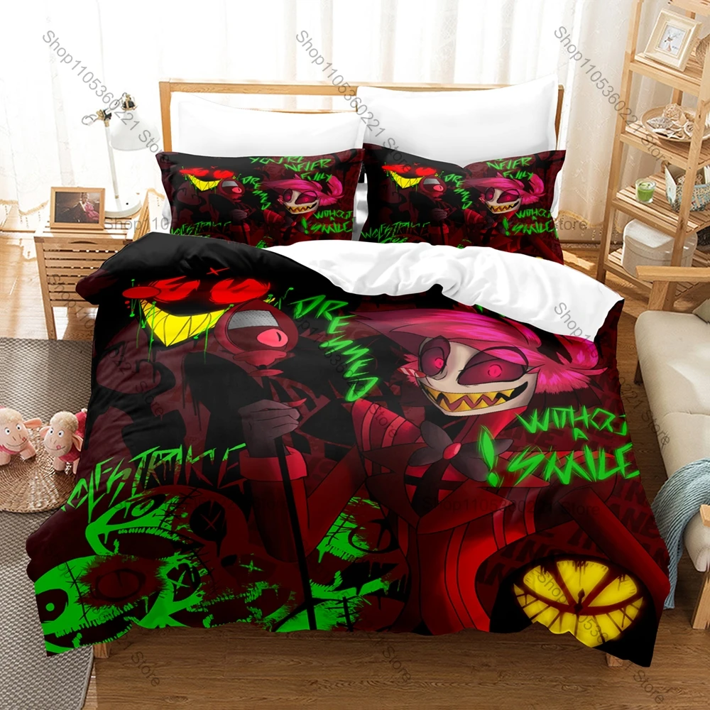 Personality Alastor Radio Demon Duvet Cover Set New Soft Microfiber Bedding Set Bedroom Living Room Home Decor Linen All Sizes