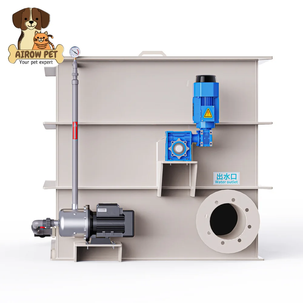 AIROW RDF-200 Aquaculture Drum Filter for Indoor Fish Farm