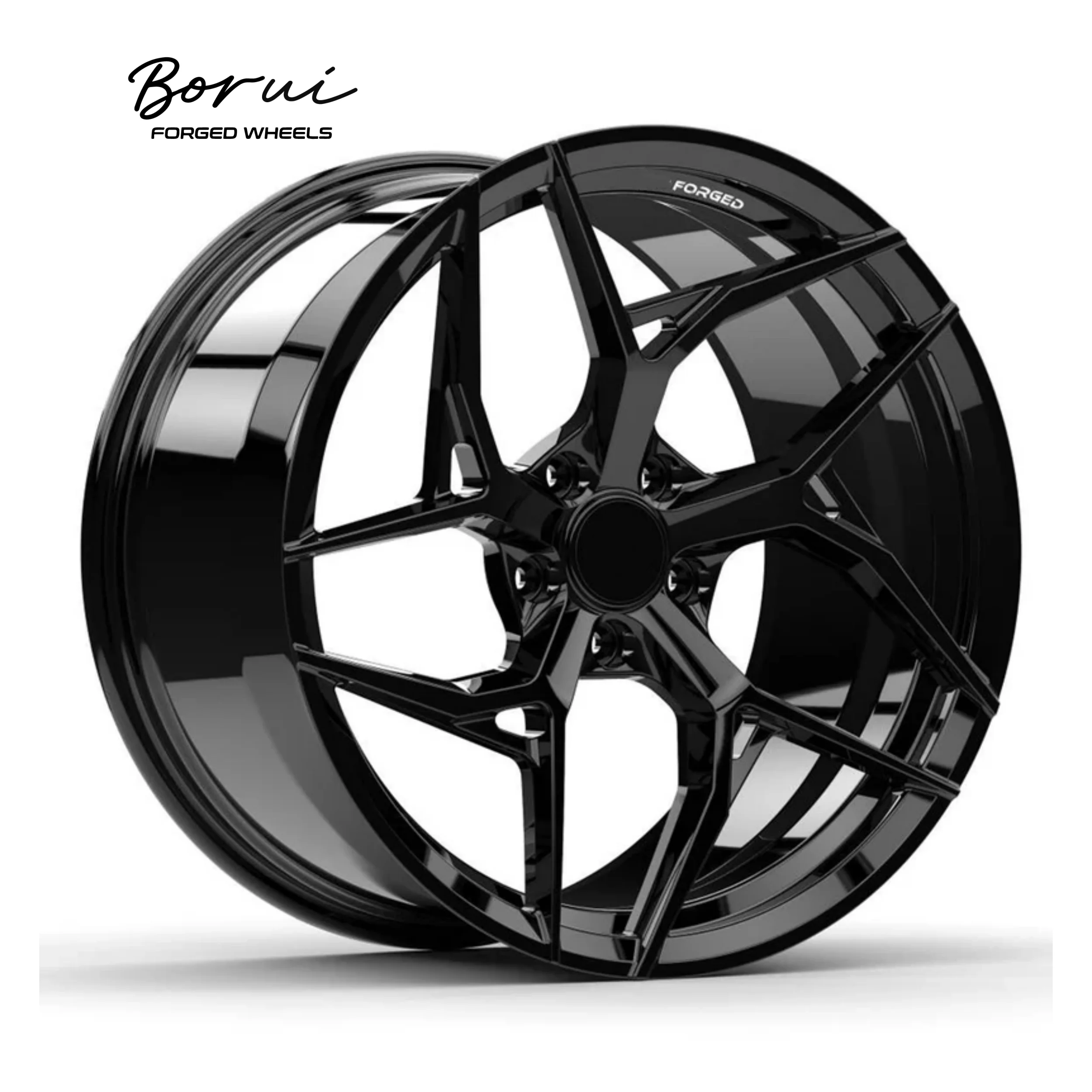 

Borui Custom Forged Alloy Monoblock 5x127 5x114.3 5x130 5x120 Luxury Concave Wheel Rims 15-26 Inch For Car Luxury C8