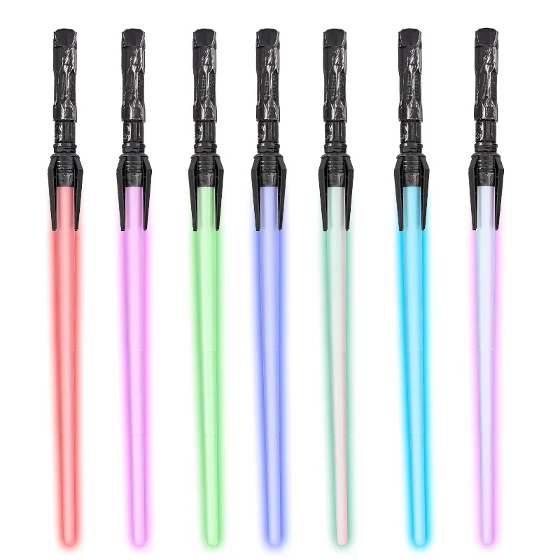 

Масштабируемый лазерный меч, ночной рынок, новый уникальный светящийся игрушечный меч, который можно соблать в двойные мечи