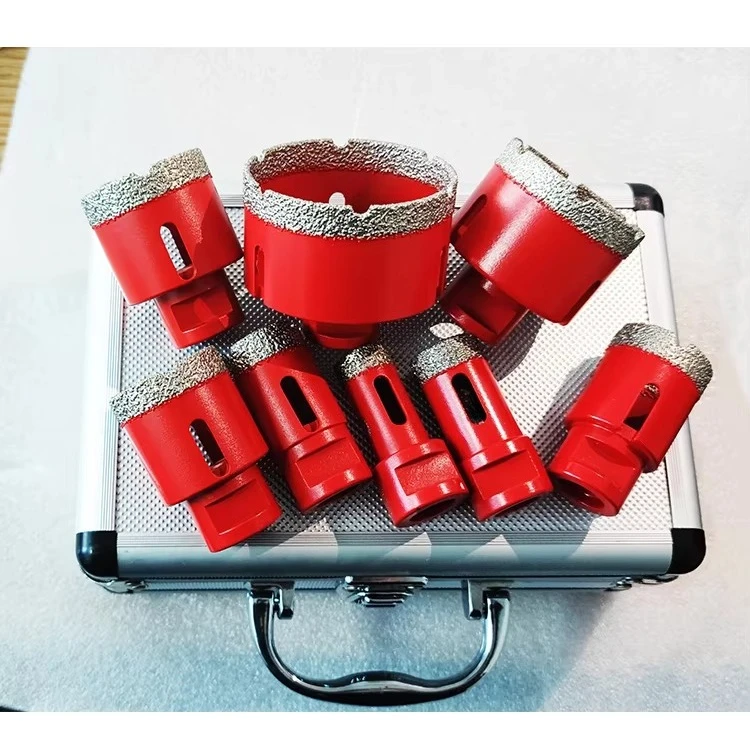 

Набор алмазных коронок M14 для вакуумной пайки, алмазные инструменты, сверла для резки, корончатые сверла для плитки