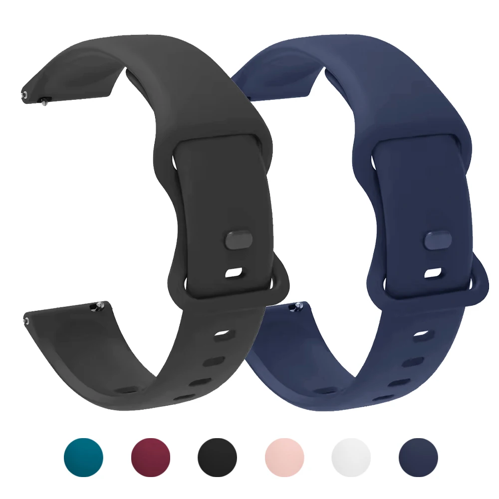 1PCS Silikon 20mm oder 22mm Armband Für Garmin Venu 3 2/SQ 2 Plus Band Forerunner 265 255 165 245 M Vivoactive 4 5 3 Armband