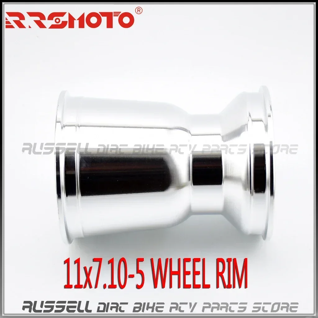 5 inch Go Karting Aluminum Alloy Wheel Rim 11x7.10-5 180mm / 210mm Length Racing Rear Wheel Hub Off-Road Parts Accessories