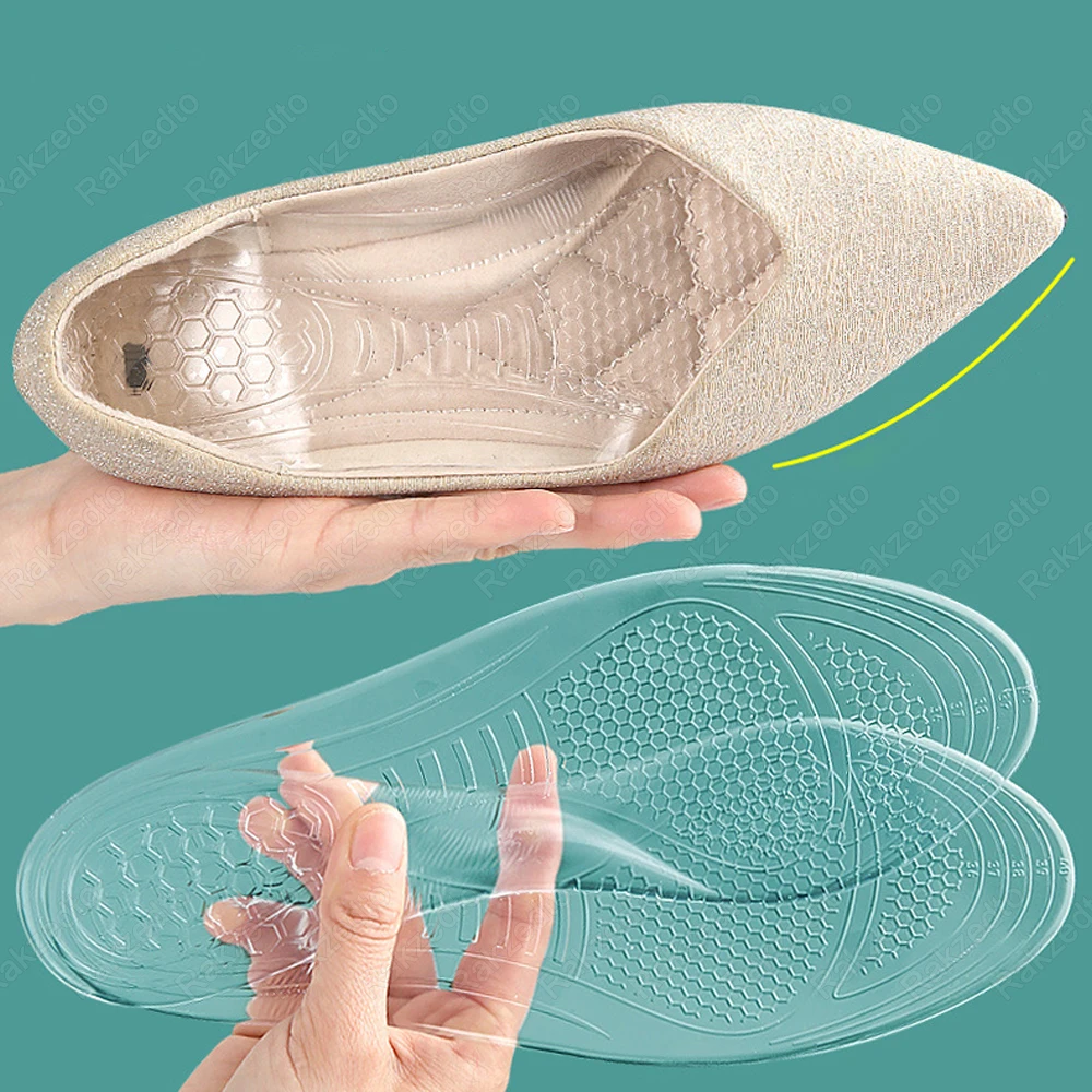 Ultra-thin Silicone Arch Support Insoles Orthopedic for Man Woman Flat Feet Plantar Fasciitis Foot Insole Comfort Massage Soles