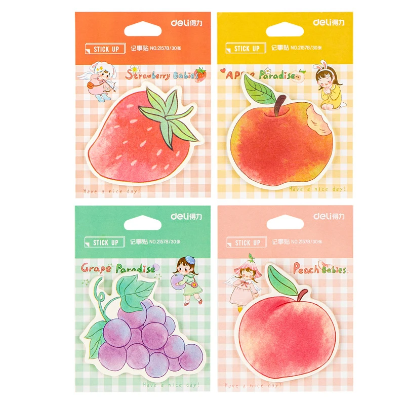 

36 pcs/lot Creative Fruit Memo Pad Sticky Notes Cute N Times Stationery Label Notepad Bookmark Post School Supply