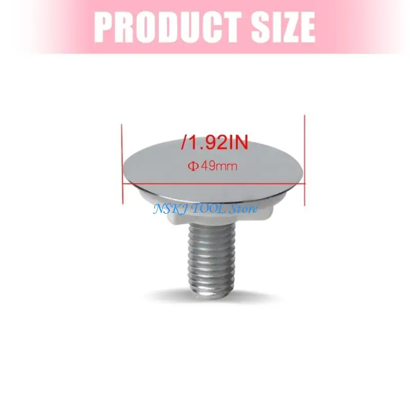 L8RC Multipurpose Hole Cover Cap for Sinks and Basins ABS Plastic Silver Coated for Decorative and Functional Applications