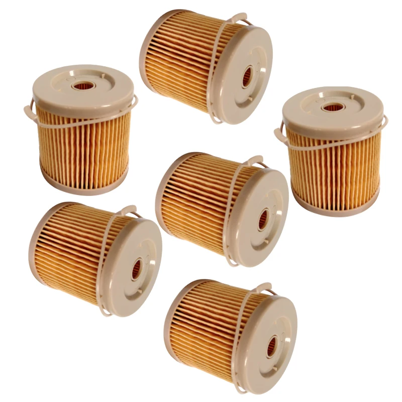 2010TM-OR 6 Peças Elemento de Filtro de Combustível de 30 Microns 861014 828897 Compatível com Motor Diesel Volvo Penta Série 500 Marine Turbine