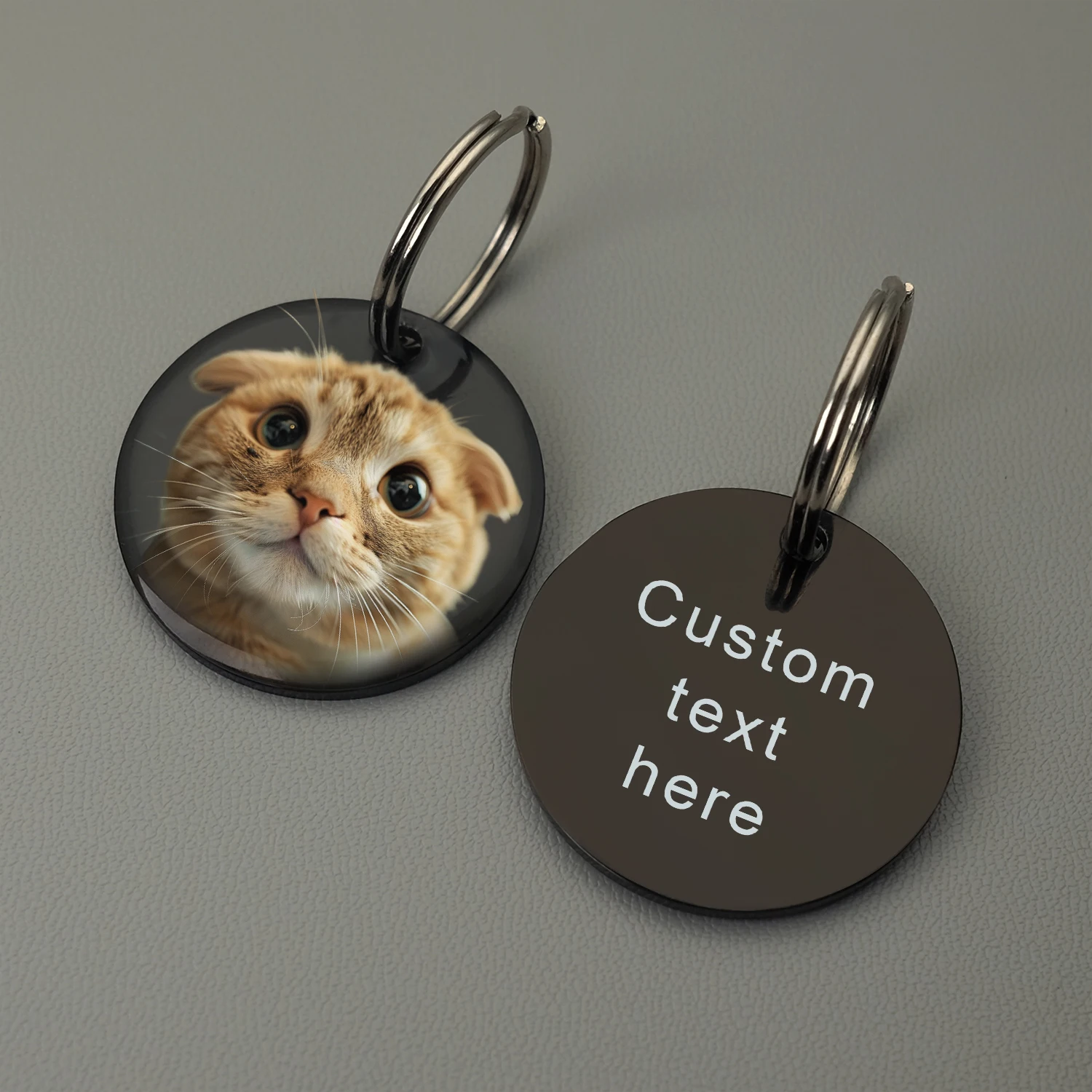 Customizable Dog Tags,Personalized Dog Tags,Engraved for cat keychain,Customized dog Photo Memorial KeepsakeSympathy Gifts