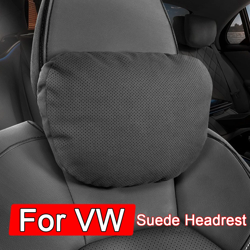 Car Headrest Seat Support Waist Pillow Breathable Car Neck Pillow For Volkswagen VW Golf 7 MK7 Golf 8 Mk8 Tiguan MK2 Polo Jetta