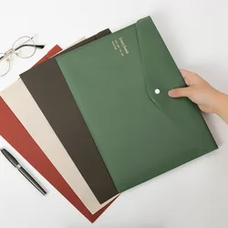 Saco para o tamanho a4, 1pc, cor aleatória retro, saco do armazenamento, organizador do desktop, armazenamento de papel