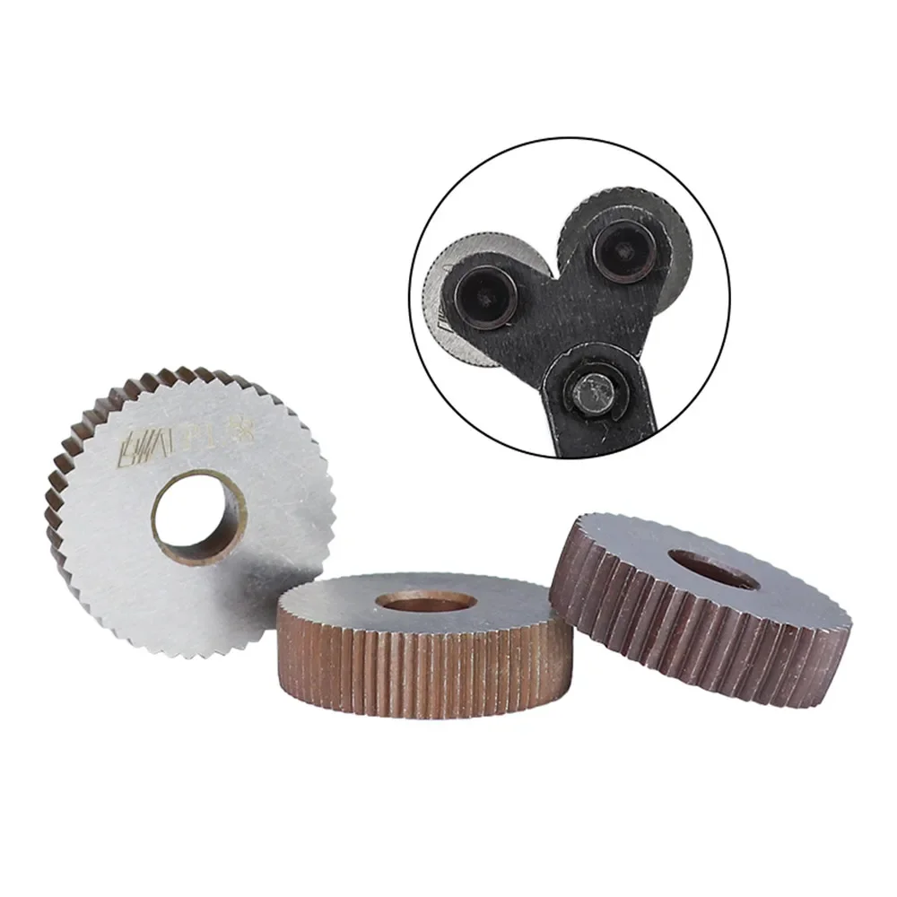 Khoan Sắt Hss Bánh Xe Máy Tiện Knurling Dụng Cụ Kim Loại Tiện 2 Cái 1.6Mm Bộ