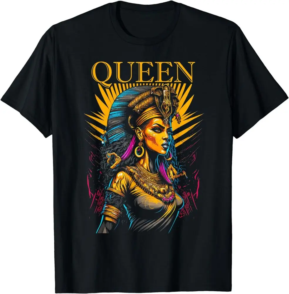 Egyptian Queen Pharaoh Ancient Egypt Couples Kemet T-Shirt For Men Clothing Women Tees Y2K Tops Unisex Summer Short Sleeve