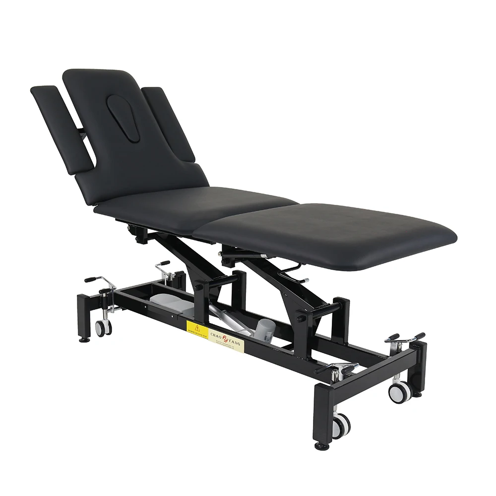 2026Electric 5 Section Examination Bed Chiropractic Stretcher Cosmetology Couches Physio Table Hi Lo Massage Table Bed