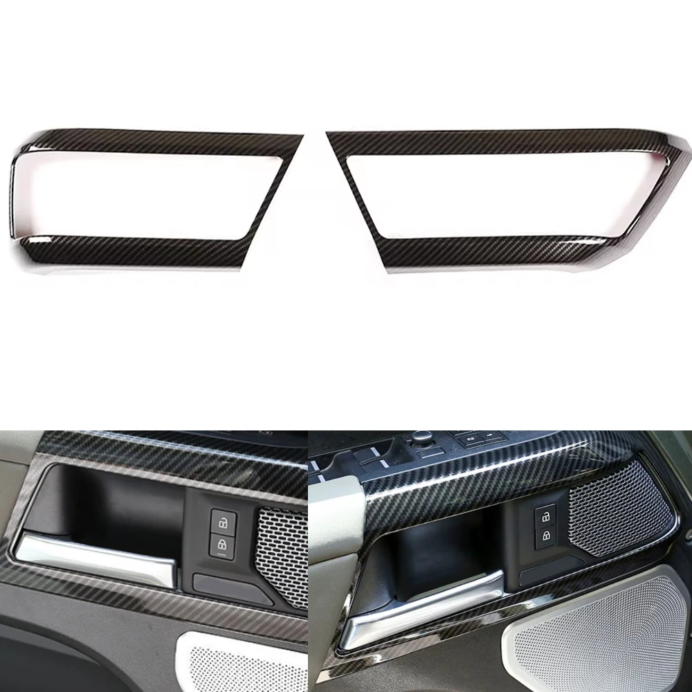 

1Set For Land Rover Defender 90 2020 2021 2022 2023 2024 Car Interior Door Handle Bowl Cover Trim Beautiful decoration accessory