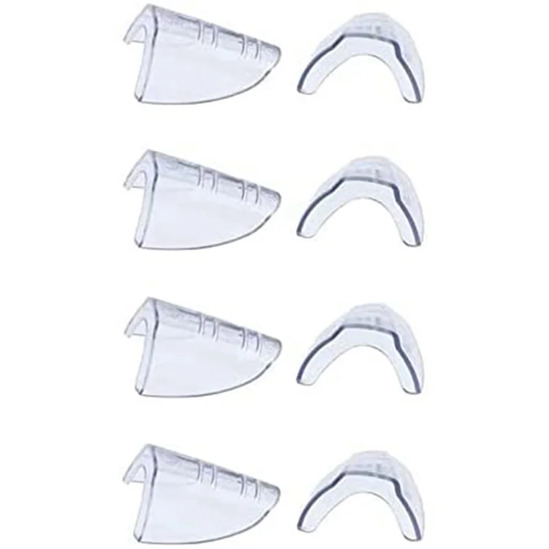 ZIZI 12 زوجًا من الدروع الجانبية لنظارات العين سهلة الارتداء على درع جانبي شفاف لنظارات السلامة #5