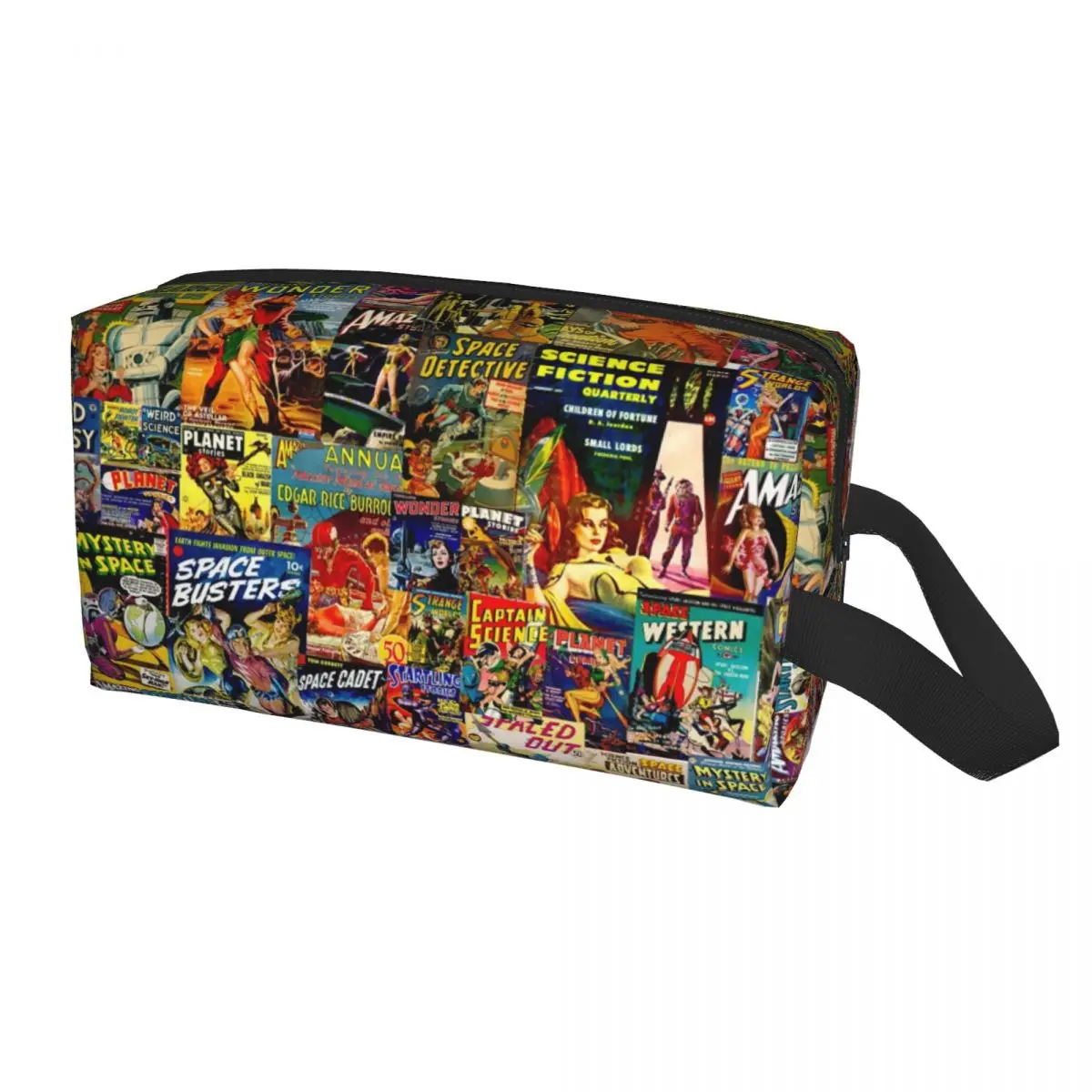 Comic Book Superheroes Pattern Makeup Bag for Women Travel Cosmetic Organizer Fashion Storage Toiletry Bags